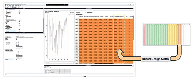 The completed CSV file of the training dataset is imported back into TURBOdesign1