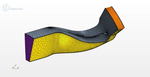 Typical computational mesh used for CFD