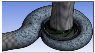 Computational domain and mesh detail