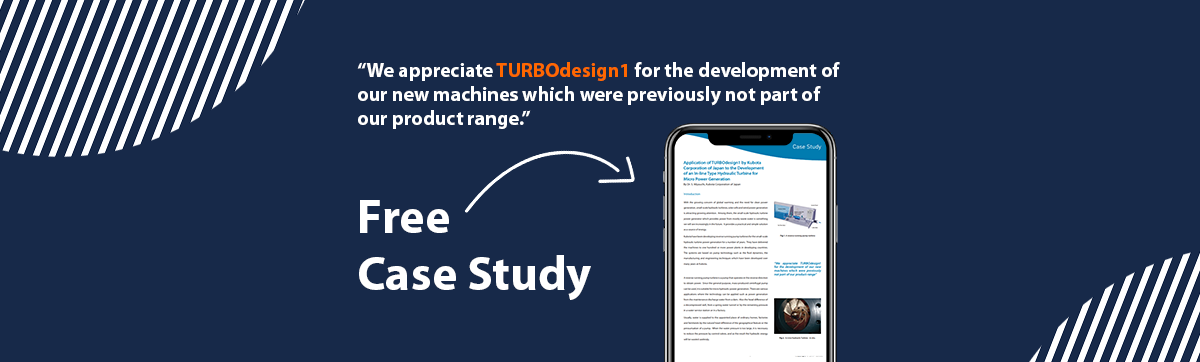 Case Study: Application of TURBOdesign1 by Kubota Corporation of Japan to the Development of an In-line Type Hydraulic Turbine for Micro Power Generation