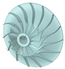 Baseline Design of a Tandem Blade Centrifugal Compressor